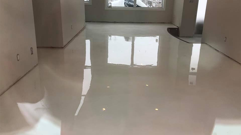 Solid Epoxy Flooring Project